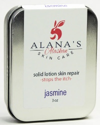 Jasmine solid lotion skin repair tin